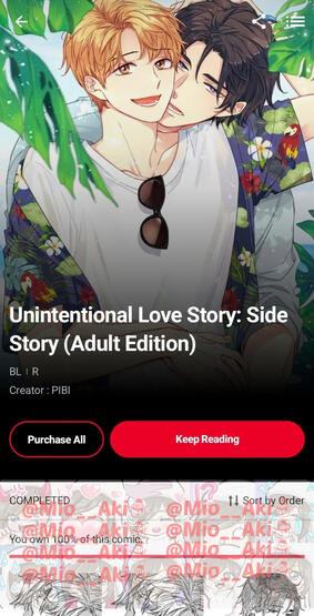 Unintentional Love Story: Side Story (Adult Edition)